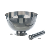 Bộ chày cối bằng inox dùng trong phòng thí nghiệm Bochem Germany