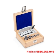 Bộ quả cân chuẩn F1, 1 mg - 100 g, Knob, Kern 323-03