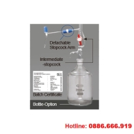 Buret tự động thủy tinh 50ml, USP, AS-class, Glassco 118.246.03