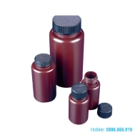 Chai nhựa nâu 60ml Azlon, PP, chịu nhiệt & kháng hóa chất Scilabware
