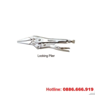 Kìm mũi dài có khóa, L225mm (Korea Long Nose Locking Plier)