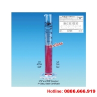 Óng đong chính xác thủy tinh 2000ml USP Witeg germany