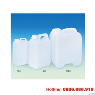 Thùng nhựa vuông 10 lít, HDPE, nắp có Tamper Evident
