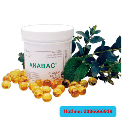 Anabac Classic Viên khử mùi hấp tiệt trùng Interscience 100/hộp