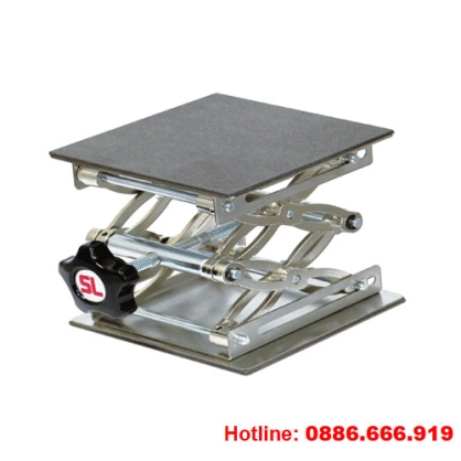 Bàn nâng hạ thí nghiệm bằng inox, 20x20cm