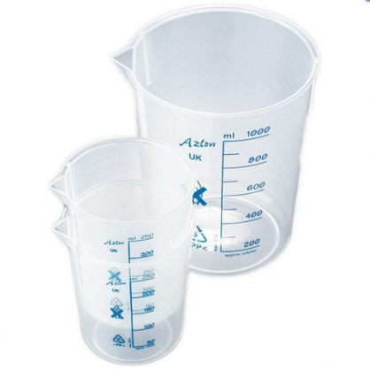 Beaker nhựa pp 100ml vạch xanh Azlon