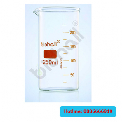 Beaker thủy tinh cao thành Biohall 50 - 1000 mL