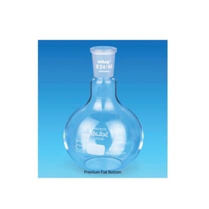Bình cầu đáy bằng 500ml cổ nhám 24/40 Duran