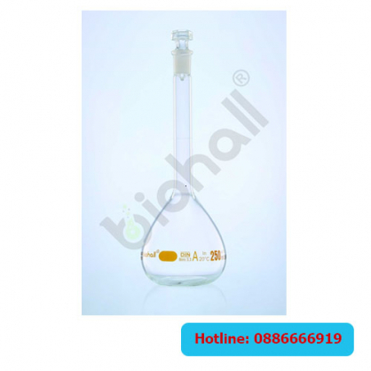 Bình định mức 10ml bằng thủy tinh USP class-A Biohall BLS.U.1202