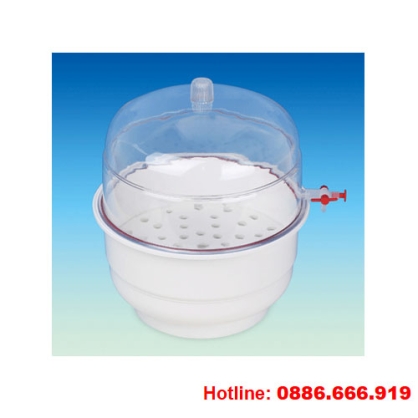 Bình hút ẩm chân không nhựa PP/PC ID150mm