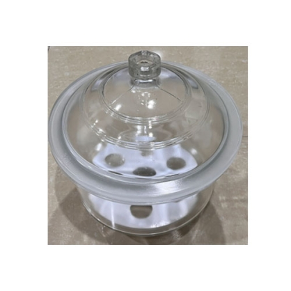Bình hút ẩm thủy tinh 250mm DINLAB dùng trong phòng thí nghiệm