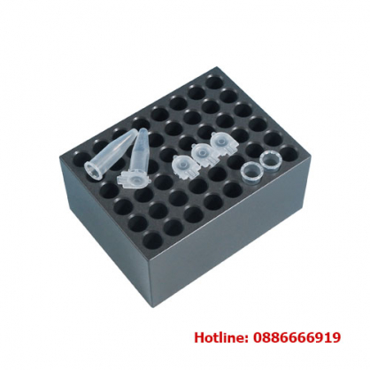 Block nhôm gia nhiệt ống eppendorf 1.5ml 48 lỗ