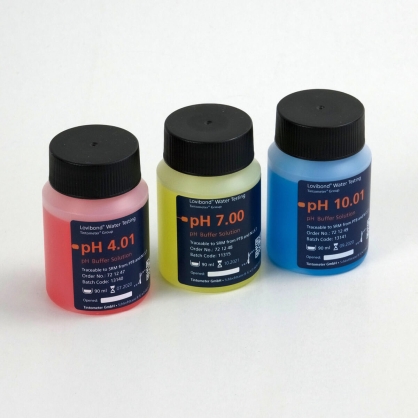 Bộ 3 chai dung dịch pH chuẩn 4/7/10, 90ml/chai Lovibond 721250