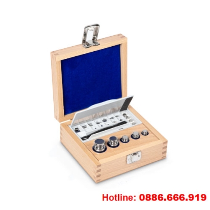 Bộ quả cân chuẩn F1, 1 mg - 100 g, Knob, Kern 323-03