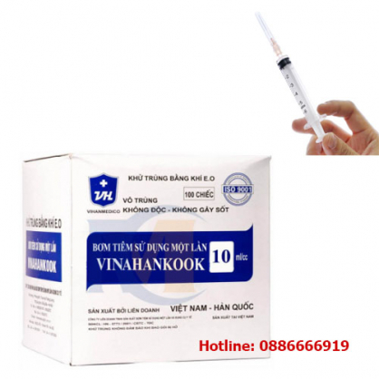 Bơm tiêm lọc mẫu 10ml Vinahankook