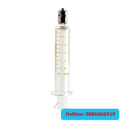 Bơm tiêm thủy tinh 10ml chia vạch 0.2ml TRUTH TOP-SYRINGE