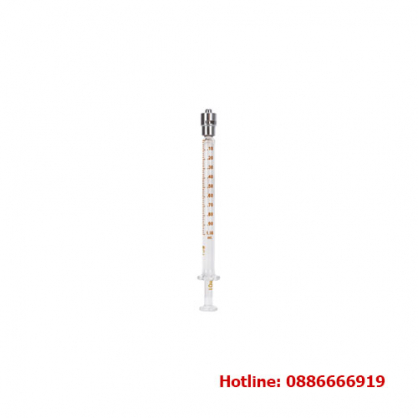 Bơm tiêm thủy tinh 1ml, chia 0.01ml, Metal Luer Lock, Topsyringe, Truth