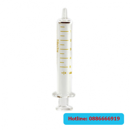 Bơm tiêm thủy tinh 5ml chia vạch 0.2ml TRUTH TOP-SYRINGE