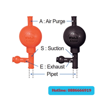Bóp cao su 3 van Wisd Korea (pipet filler) 100ml