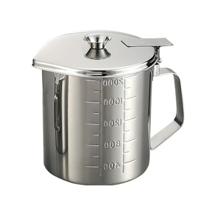 Ca inox 304 có nắp 2000ml Asone