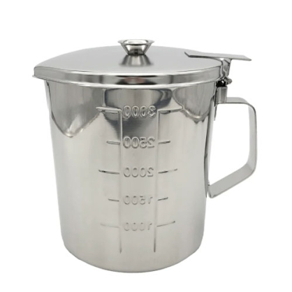 Ca inox có nắp đậy 3000ml ASONE 49-67
