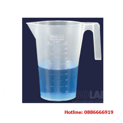 Ca nhựa đong mẫu chính xác ISOLAB, PP, 250-3000ml