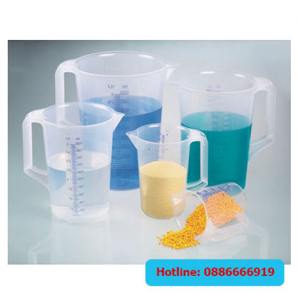 Ca nhựa vạch xanh 5000ml Vitlab 445081