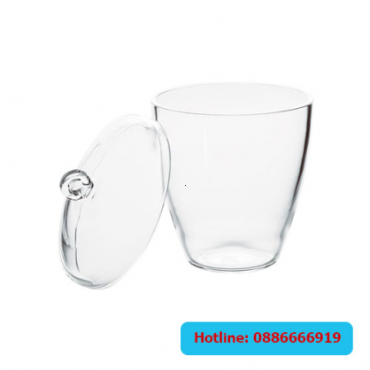 Chén nung thạch anh 100ml (Quartz Crucible), chịu nhiệt 1250oC