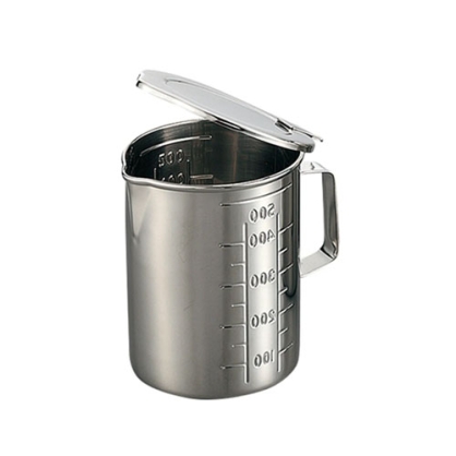 Cốc inox 500ml có nắp đậy dùng trong phòng thí nghiệm