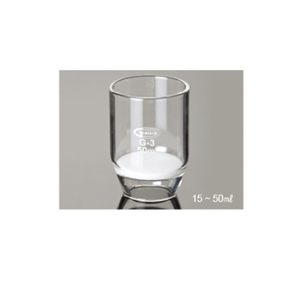 Cốc lọc mẫu có xốp thủy tinh 5-15um, 50ml, Glassco Ấn Độ