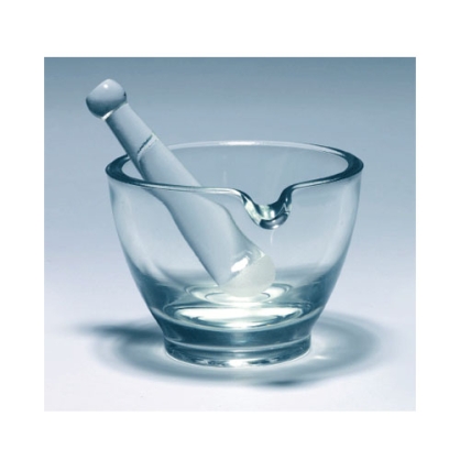 Cối và chày thủy tinh cao cấp 100ml Pyrex Anh Quốc