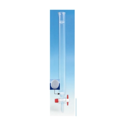 Cột sắc ký thủy tinh 125ml, ID20.4xH400mm, khóa PTFE, Scilabware