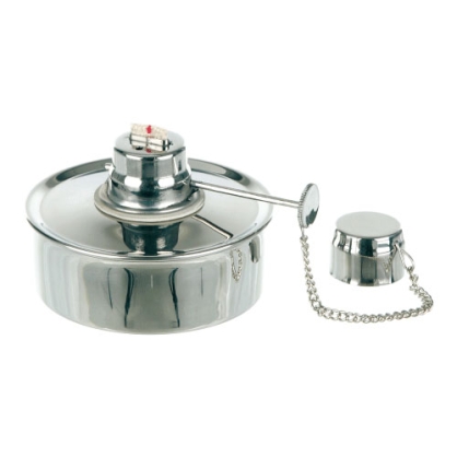 Đèn cồn bằng inox, 150ml, dùng trong PTN vi sinh, Bochem 7200