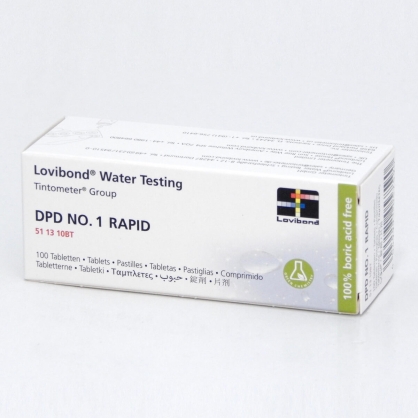 DPD No.1 Rapid thuốc thử đo clo tự do Lovibond Tintometer