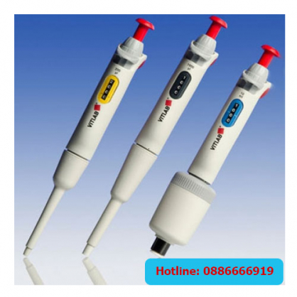 Dụng cụ hút mẫu Micropipet 12 kênh 30 uL đến 300 uL