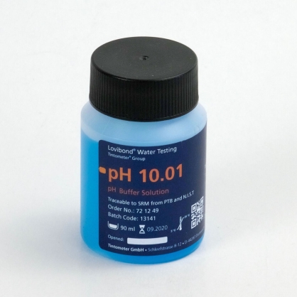 Dung dịch chuẩn pH 10.01, 90 ml traceable to N.I.S.T