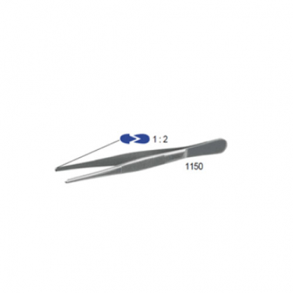 Kẹp gắp mô (Tissue Forcep) Bochem 1151, L130mm