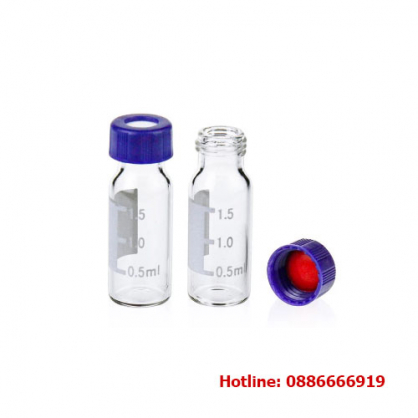 Lọ mẫu 2ml HPLC kèm theo nắp 9-425