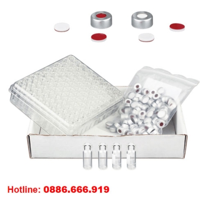 Lọ mẫu 2ml thủy tinh sáng kèm theo nắp seal nhôm 11mm