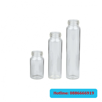 Lọ thủy tinh EPA 20ml nắp vặn trắng 24-400