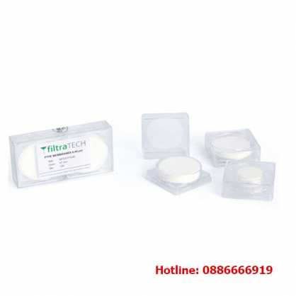 Màng lọc CA 0.45um 25mm, 100/pk filtratech