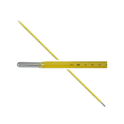 Mercury thermometer -10+50oC, 0.5oC, L300mm