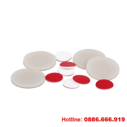 Miếng đệm septa 24mm dày 3mm ptfe/silicone, Scilab, 100/pk