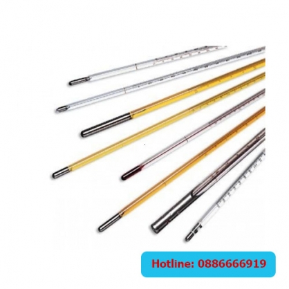 Nhiệt kế thủy tinh -5/+400oC :1oC Germany Schneider