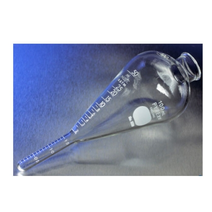 Ống ly tâm dầu thủy tinh hình quả lê 100ml Pyrex