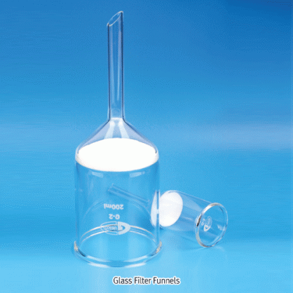 Phểu lọc Buchner thủy tinh 500ml, màng lọc 90-150um GLASSCO