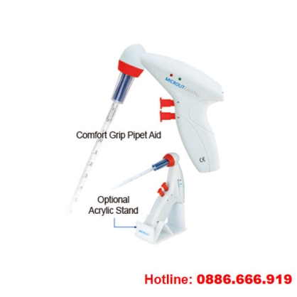 Pipet Aid dụng cụ hổ trợ pipet hút xả 1-100ml Microlit
