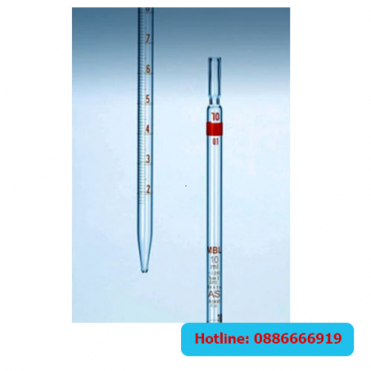 Pipet thẳng 10ml / 0.10 , class AS MBL Scilabware