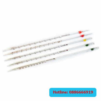 Pipet thủy tinh Duran, chia vạch, class A