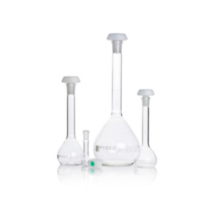 PYREX Volumetric Flask Class A Works Certified 1mL